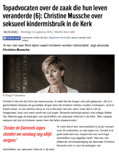 Seksueel misbruik in de kerk